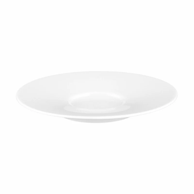 Seltmann Weiden No Limits Kombi-Untertasse, Unterteller, Porzellan, Weiß, Ø 14.3 cm, 001.710905