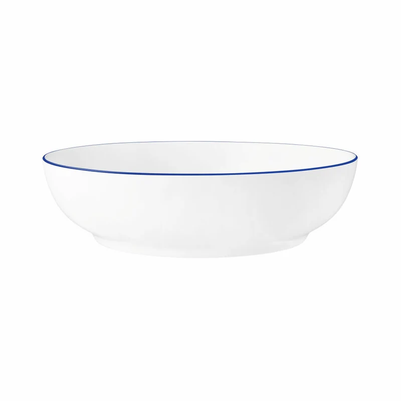 Seltmann Weiden Modern Life Foodbowl, Schüssel, Schale, Porzellan, Black Line, Ø 25.4 cm, 001.761025