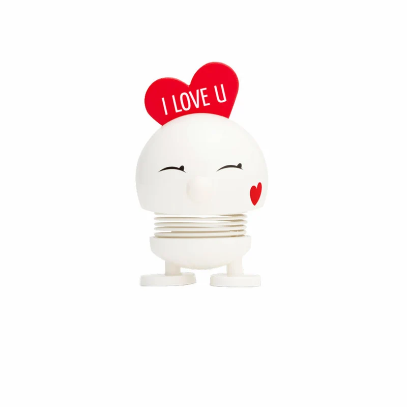 Hoptimist Baby Love Bimble, Klein, Wackelfigur Spielidee, Kunststoff, Weiß, 26131