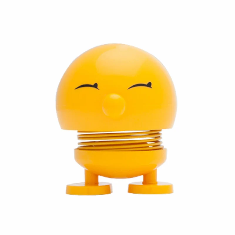 Hoptimist Baby Bimble, Klein, Mädchen mit Lächelnden Augen, Deko- / Spielidee, Kunststoff, Gelb, 26054