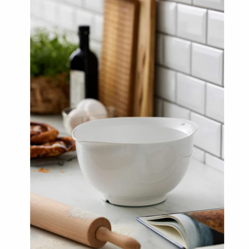 Rosti Rührschüssel Victoria, Backschüssel, Schale, Melamin, Weiß, 3 L, 24791