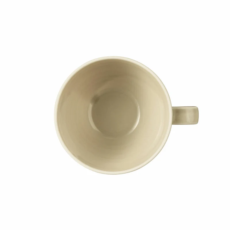 Seltmann Weiden Terra Teeobertasse, Teetasse, Tee Tasse, Porzellan, Sandbeige, 140 ml, 001.772222