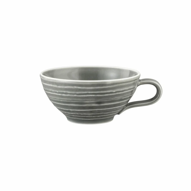 Seltmann Weiden Terra Teeobertasse, Teetasse, Tee Tasse, Porzellan, Perlgrau, 140 ml, 001.772224