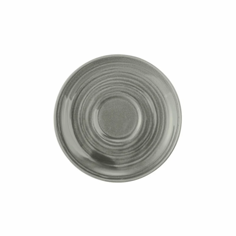 Seltmann Weiden Terra Kombi-Untertasse Klein, Unterteller, Porzellan, Perlgrau, Ø 13.3 cm, 001.772225