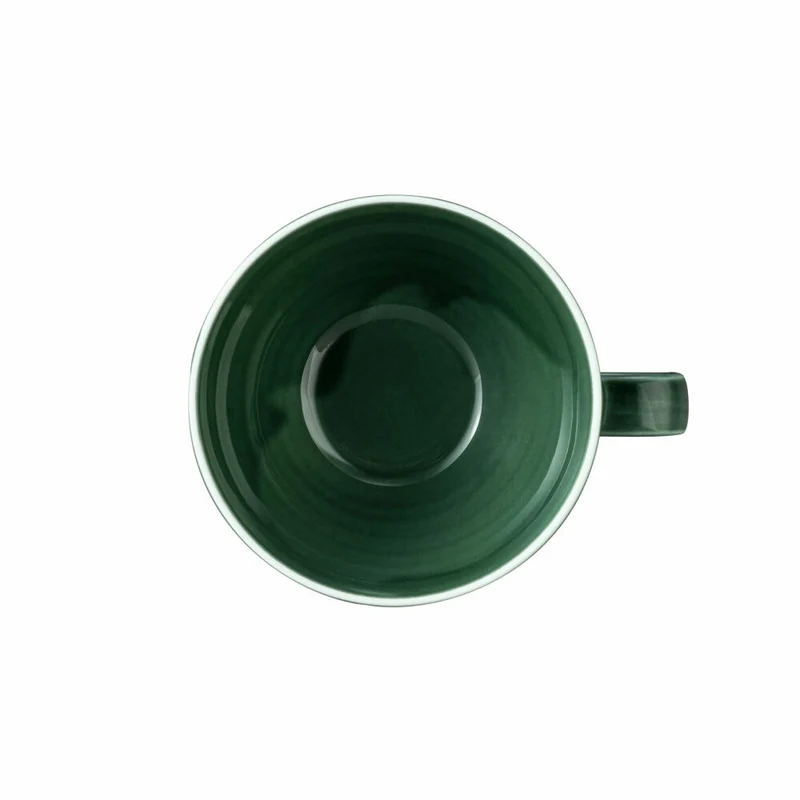Seltmann Weiden Terra Teeobertasse, Teetasse, Tee Tasse, Porzellan, Moosgrün, 140 ml, 001.772228