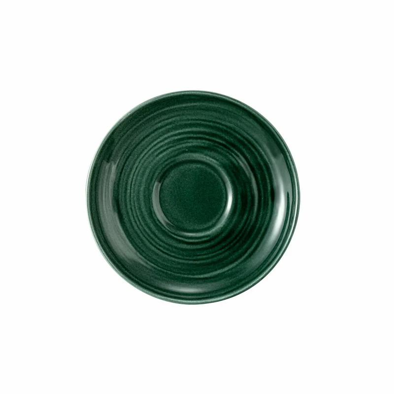 Seltmann Weiden Terra Kombi-Untertasse Klein, Unterteller, Porzellan, Moosgrün, Ø 13.3 cm, 001.772229