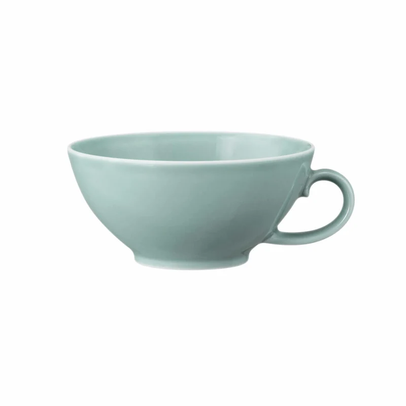 Seltmann Weiden Beat Teeobertasse, Teetasse, Tee Tasse, Porzellan, Arktisblau, 140 ml, 001.765286
