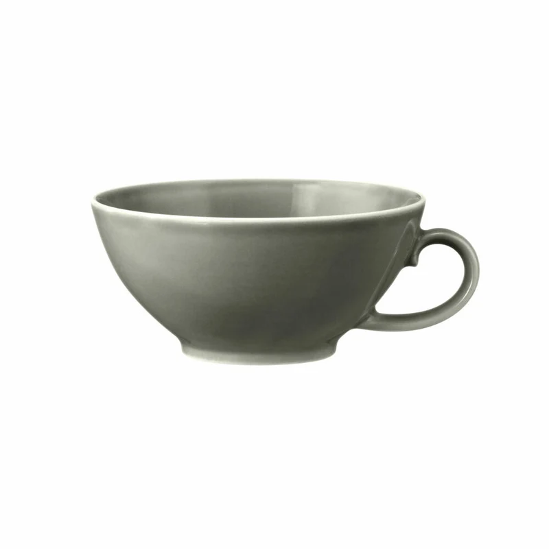 Seltmann Weiden Beat Teeobertasse, Teetasse, Tee Tasse, Porzellan, Perlgrau, 140 ml, 001.765293
