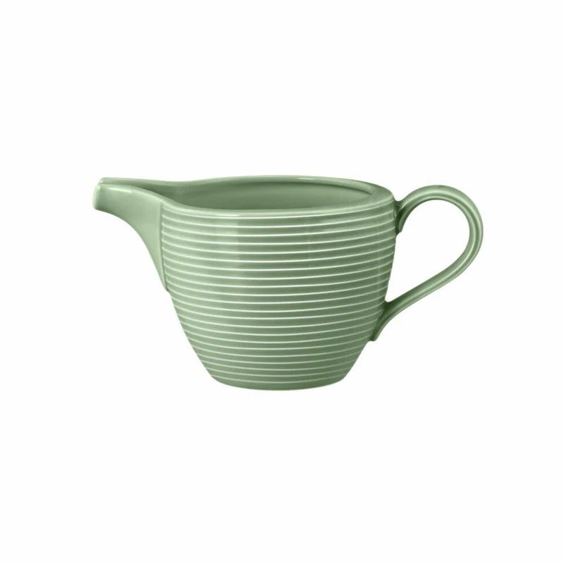 Seltmann Weiden Beat Milchkännchen, Kännchen, Milchgießer, Milchkanne, Porzellan, Salbeigrün, 280 ml, 001.765296