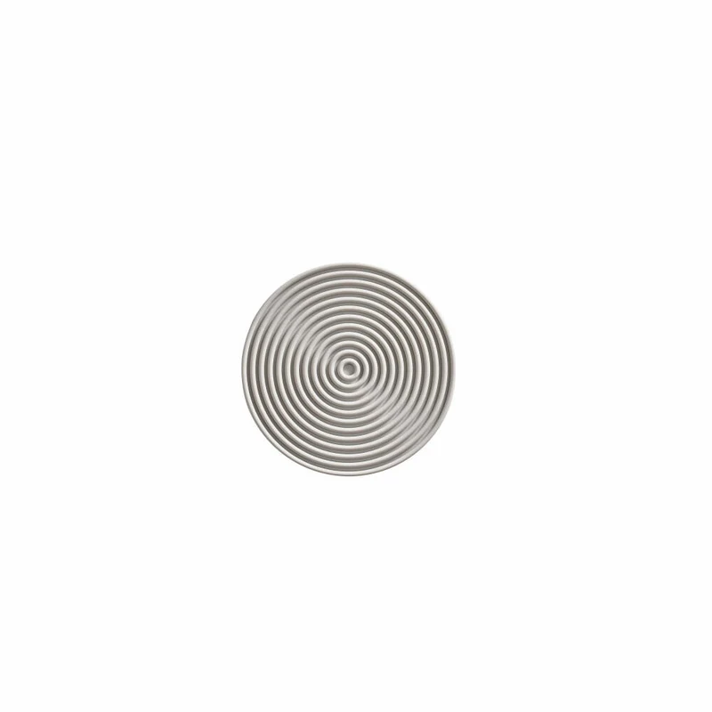Zone Denmark Cocktailmatte Rocks, Untersetzer, Tropfmatte, Flaschenuntersetzer, Barzubehör, Silikon, Warm Grey, Ø 15 cm, 13653