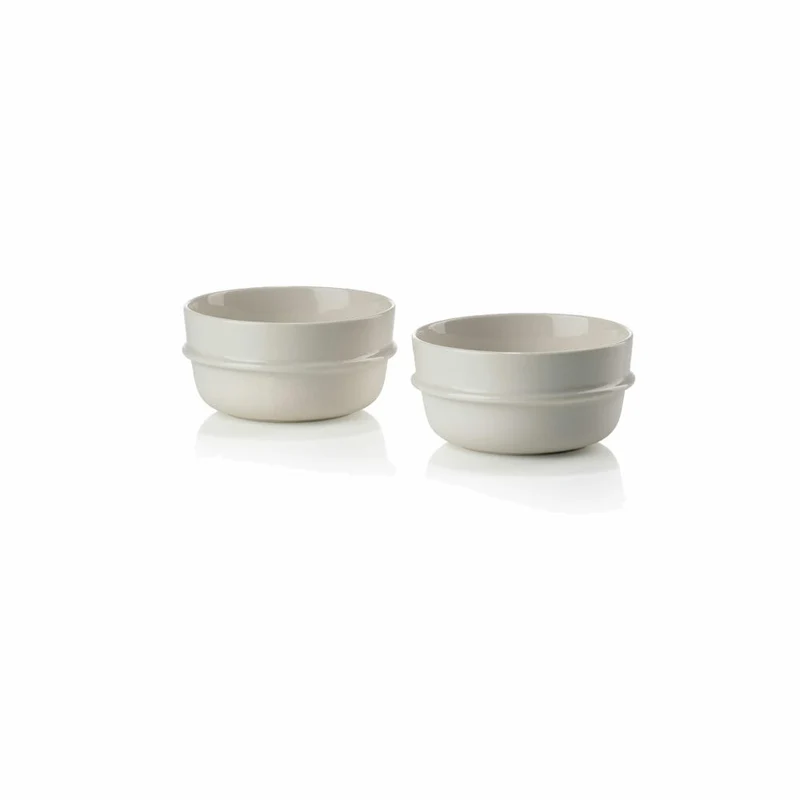 Zone Denmark Schale Inu, 2er Set, Müslischale, Schüssel, Steinzeug, White, 400 ml, 13773