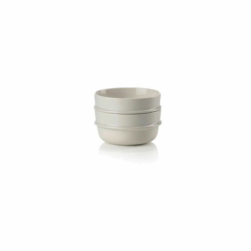 Zone Denmark Schale Inu, 2er Set, Müslischale, Schüssel, Steinzeug, White, 400 ml, 13773
