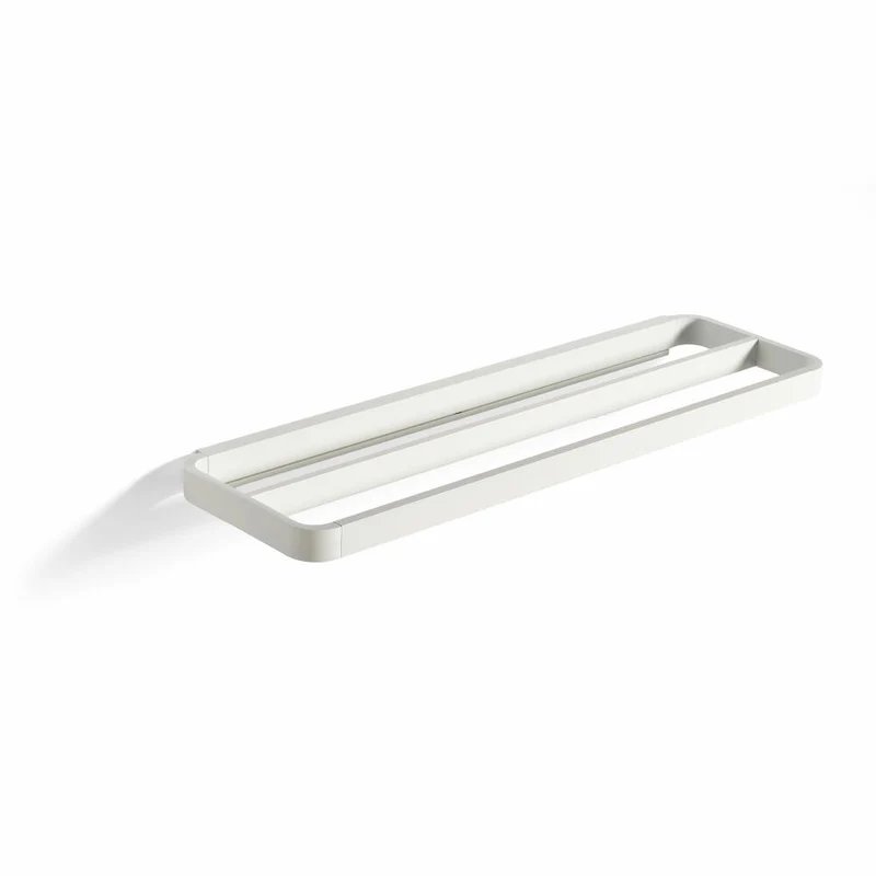 Zone Denmark Handtuchhalter Doppel Rim, Handtuchstange, Aluminium, White, 44 x 12.5 cm, 14472