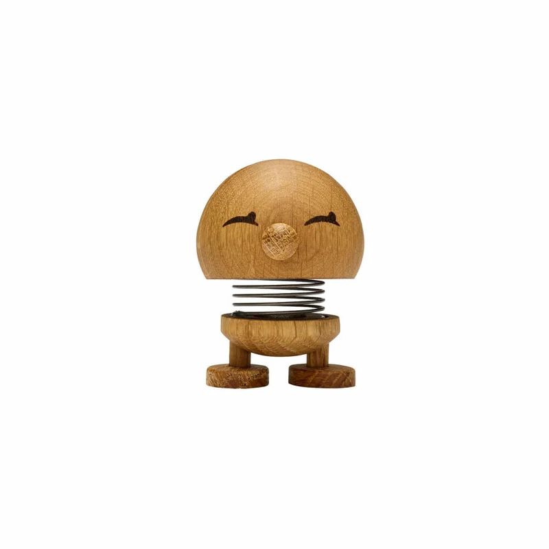 Hoptimist Dekofigur Bimble S Oak, Wackelfigur, Eichenholz, Braun, 6.8 cm, 27161
