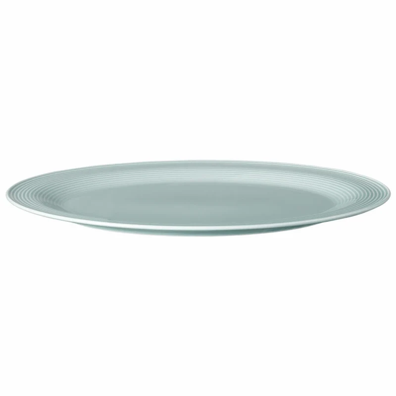 Seltmann Weiden Beat Platte, Servierplatte, Servierteller, Porzellan, Arktisblau, 35 x 28 cm, 001.771395