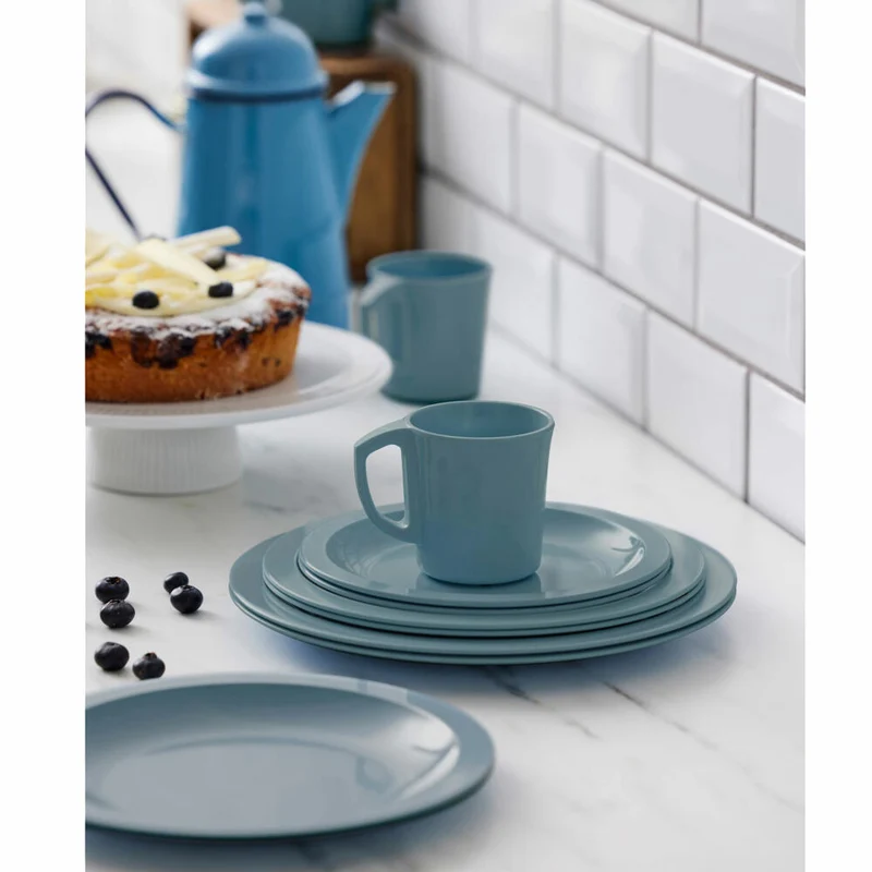 Rosti Becher Hamlet, Trinkbecher, Tasse, Melamin, Dusty Blue, 190 ml, 24467
