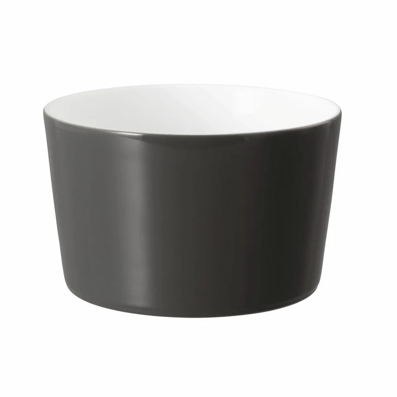 Seltmann Weiden No Limits Schale Rund Hoch, Dipschale, Schüssel, Moments Anthrazit, Ø 13 cm, 001.756438