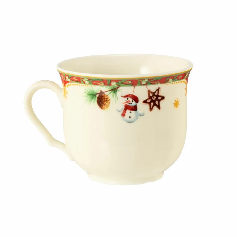Seltmann Weiden Marie-Luise Kaffeetasse, Kaffee Tasse, Porzellan, Weihnachtsnostalgie, 225 ml, 001.756785