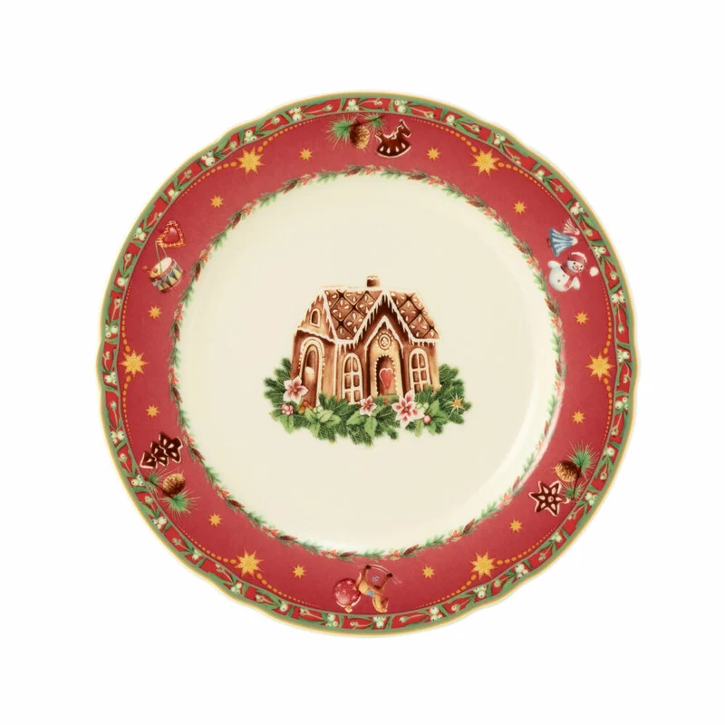 Seltmann Weiden Marie-Luise Frühstücksteller, Teller, Porzellan, Weihnachtsnostalgie, Ø 20.1 cm, 001.756787