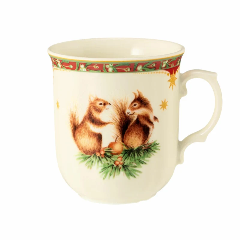 Seltmann Weiden Marie-Luise Becher, Kaffeebecher, Teetasse, Tasse, Porzellan, Weihnachtsnostalgie, 270 ml, 001.756788