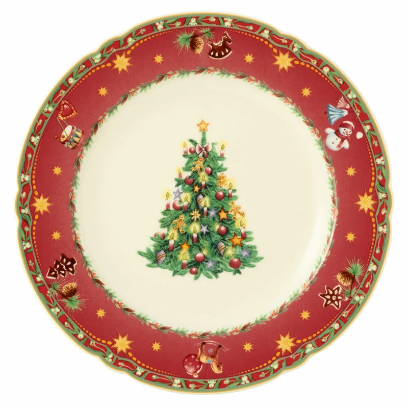 Seltmann Weiden Marie-Luise Speiseteller, Teller, Porzellan, Weihnachtsnostalgie, Ø 25.3 cm, 001.756794