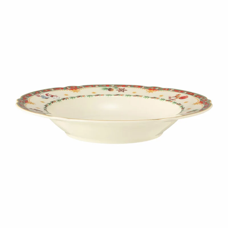 Seltmann Weiden Marie-Luise Suppenteller, Teller, Speiseteller, Porzellan, Weihnachtsnostalgie, Ø 23.2 cm, 001.756795