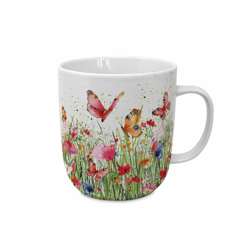 PPD Flowerfield Single Mug, Tasse, Teetasse, Kaffetasse, Kaffee Becher, New Bone China, 400 ml, 164100359