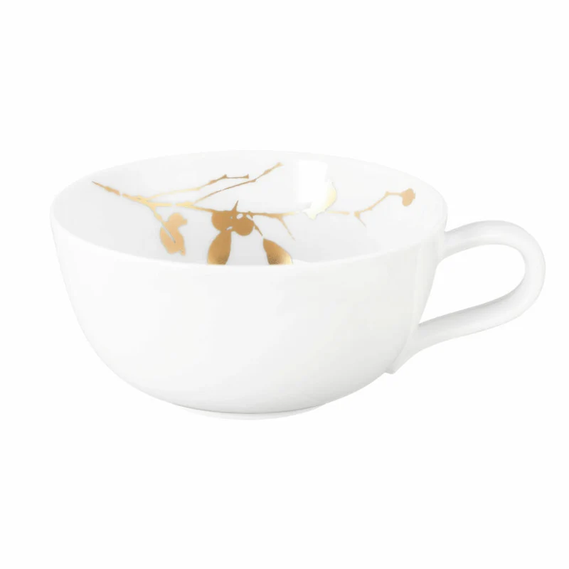 Seltmann Weiden Liberty Teeobertasse Groß, Teetasse, Tee Tasse, Porzellan, Golden Rose Hip, 290 ml, 001.765549