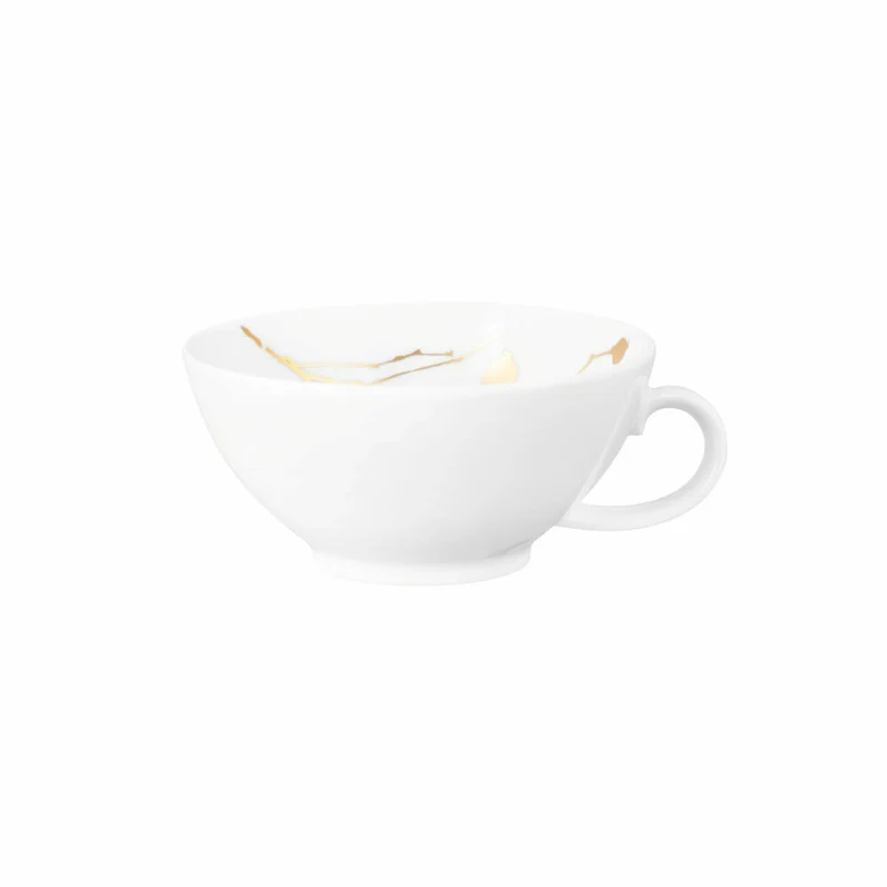 Seltmann Weiden Liberty Teeobertasse Klein, Teetasse, Tee Tasse, Porzellan, Golden Rose Hip, 140 ml, 001.765552