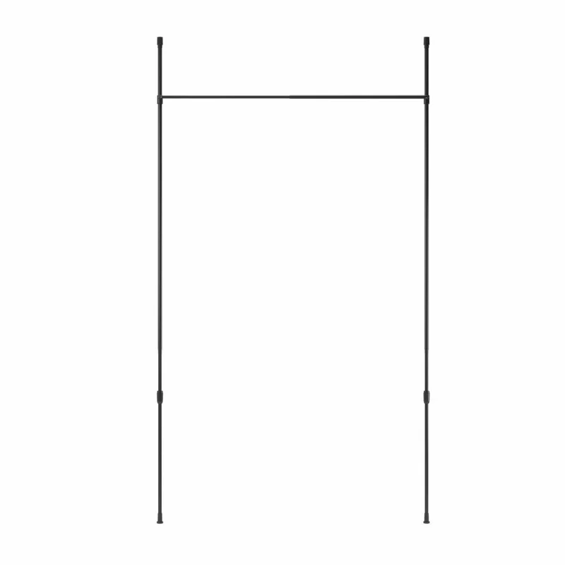 Umbra Teleskop-Vorhangstange und Raumteiler Anywhere Rod, Schwarz Matt, 91-167 x 213-304 cm, 1012718-038