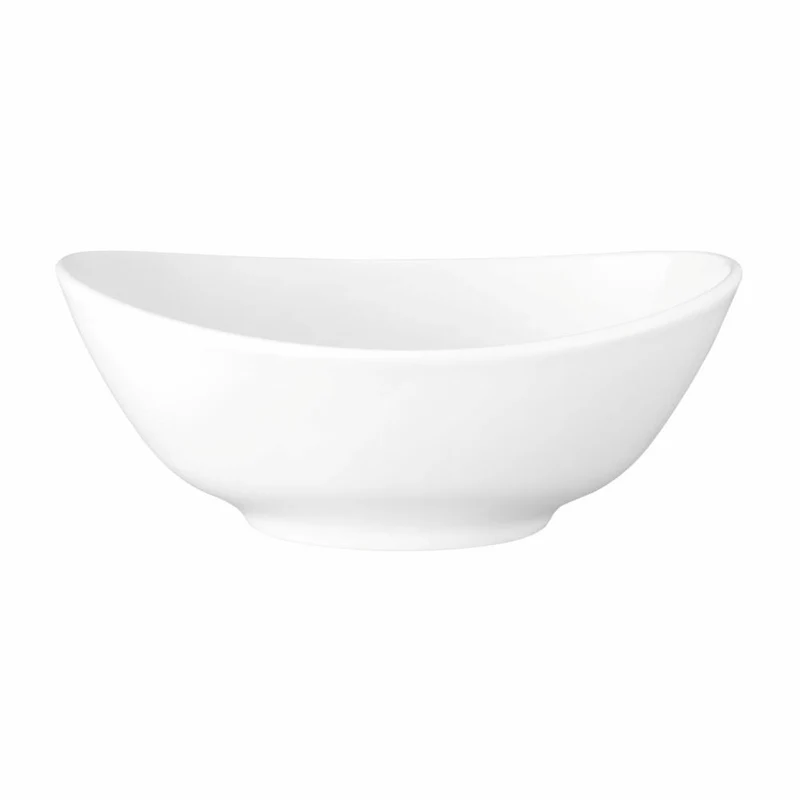 Seltmann Weiden Modern Life Bowl Oval, Schale, Schüssel, Porzellan, Weiß, 18.9 x 15.8 cm, 001.771833