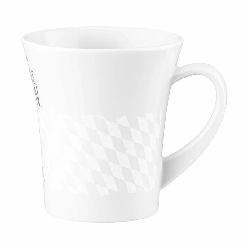 Seltmann Weiden Diva Becher Gmaahde Wiesn, Kaffeebecher, Teetasse, Tasse, Porzellan, 400 ml, 001.771943