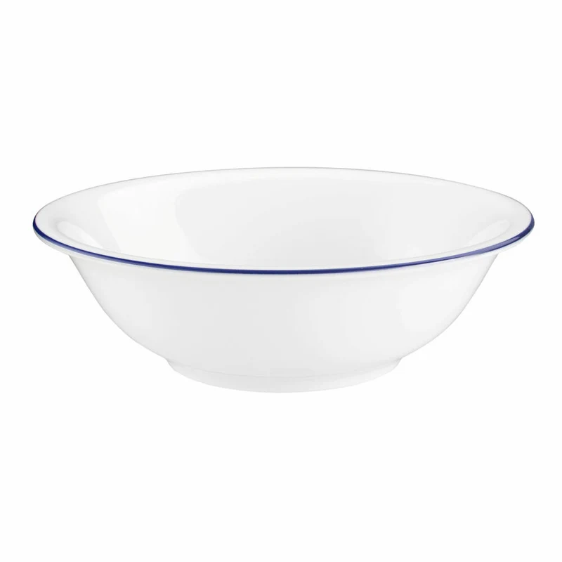 Seltmann Weiden Compact Schüssel, Schale, Müslischale, Porzellan, Blaurand, Ø 16 cm, 001.718863