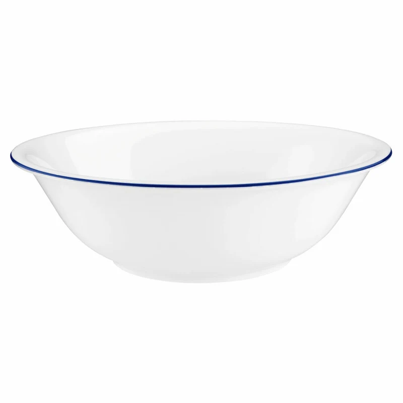Seltmann Weiden Compact Schüssel, Schale, Salatschale, Porzellan, Blaurand, Ø 23 cm, 001.718865