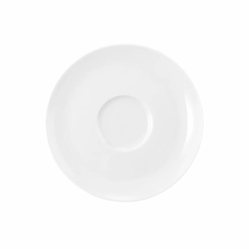 Seltmann Weiden Liberty Kombi-Untertasse, Unterteller, Porzellan, Weiß, Ø 16.1 cm, 001.764188