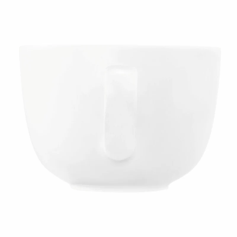 Seltmann Weiden Liberty Milchkaffeeobertasse, Milchkaffeetasse, Kaffeetasse, Kaffee Tasse, Porzellan, Weiß, 400 ml, 001.764202