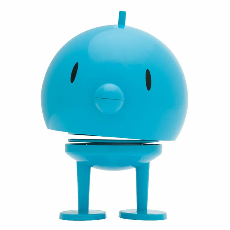 Hoptimist Bumble, Groß, Junge mit Fröhlichen Augen, Deko- / Spielidee, Kunststoff, Türkis, 2002-65