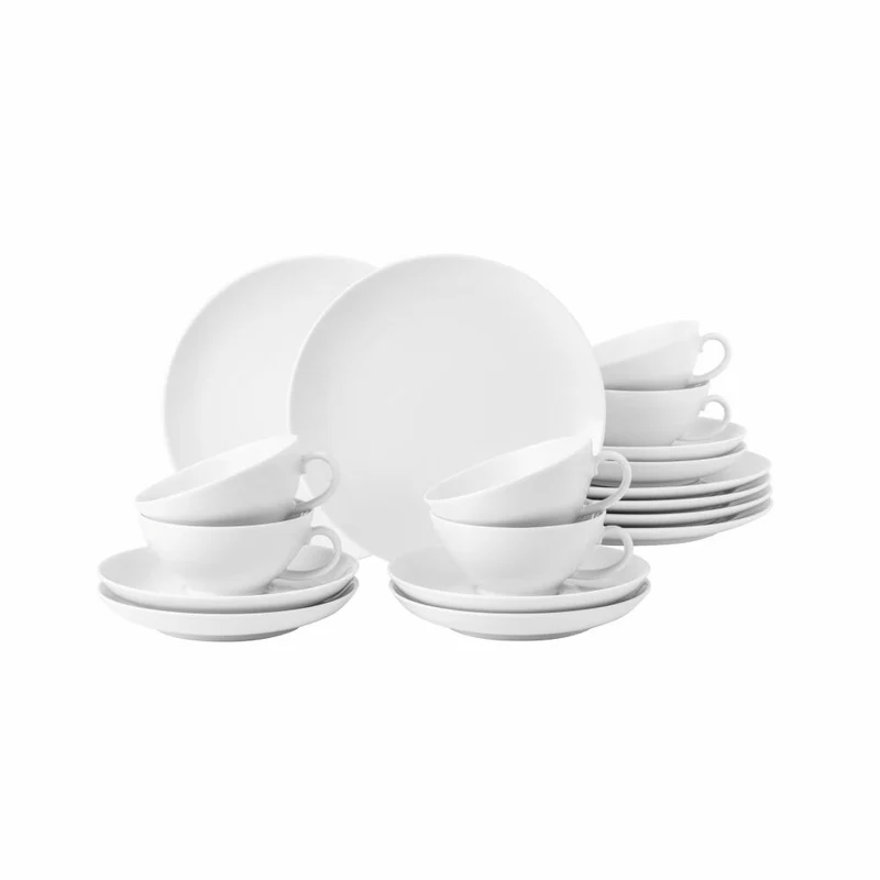 Seltmann Weiden Liberty Teeservice Klein, 18-tlg., Tee Service, Geschirr Set, Porzellan, Mediterranean, 001.772385