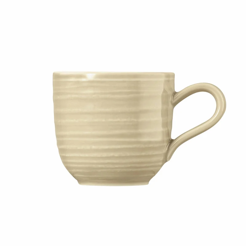 Seltmann Weiden Terra Espressoobertasse, Espressotasse, Espresso Tasse, Porzellan, Sandbeige, 100 ml, 001.766249
