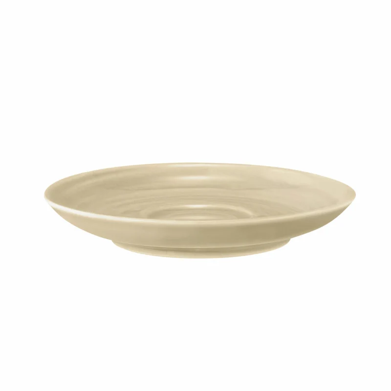 Seltmann Weiden Terra Espressountertasse, Untertasse, Porzellan, Sandbeige, Ø 12 cm, 001.766250