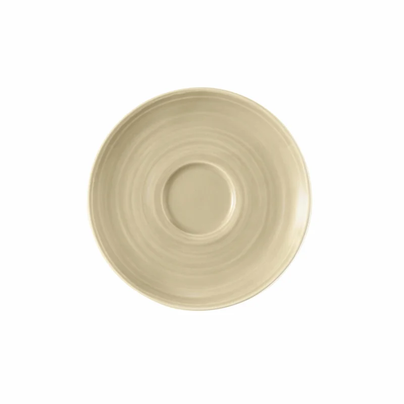 Seltmann Weiden Terra Espressountertasse, Untertasse, Porzellan, Sandbeige, Ø 12 cm, 001.766250