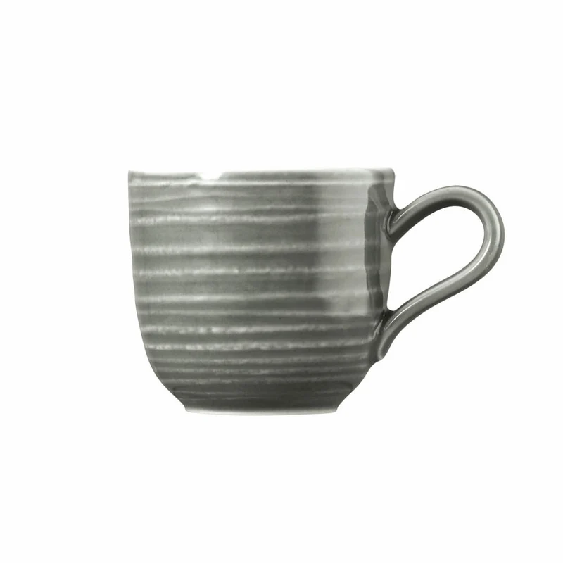 Seltmann Weiden Terra Espressoobertasse, Espressotasse, Espresso Tasse, Porzellan, Perlgrau, 100 ml, 001.766253