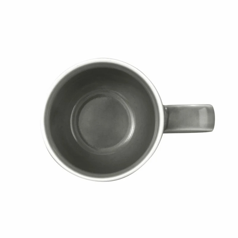 Seltmann Weiden Terra Espressoobertasse, Espressotasse, Espresso Tasse, Porzellan, Perlgrau, 100 ml, 001.766253
