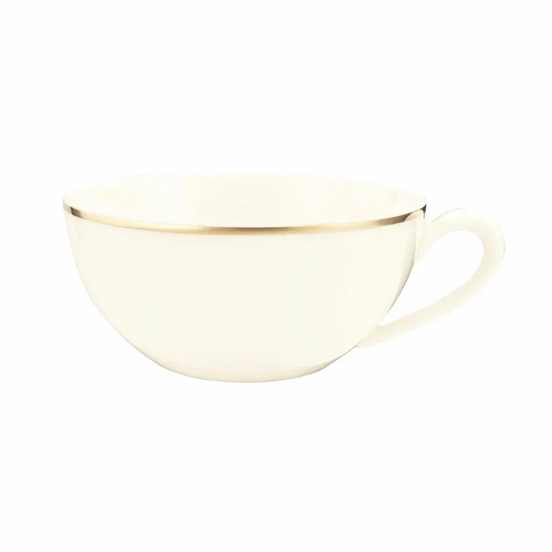 Königlich Tettau Saphir Teeobertasse, Teetasse, Tee Tasse, Porzellan, Oro, 170 ml, 004.104647