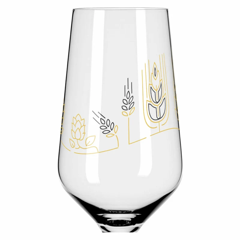 Ritzenhoff Brauchzeit Pils 011 012 F24, 2er Set, Ritzenhoff Design Team, Pilsglas, Kristallglas, 374 ml, 3471006
