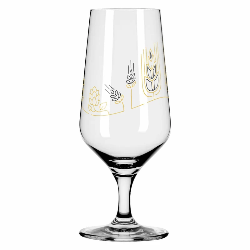 Ritzenhoff Brauchzeit Pils 011 012 F24, 2er Set, Ritzenhoff Design Team, Pilsglas, Kristallglas, 374 ml, 3471006