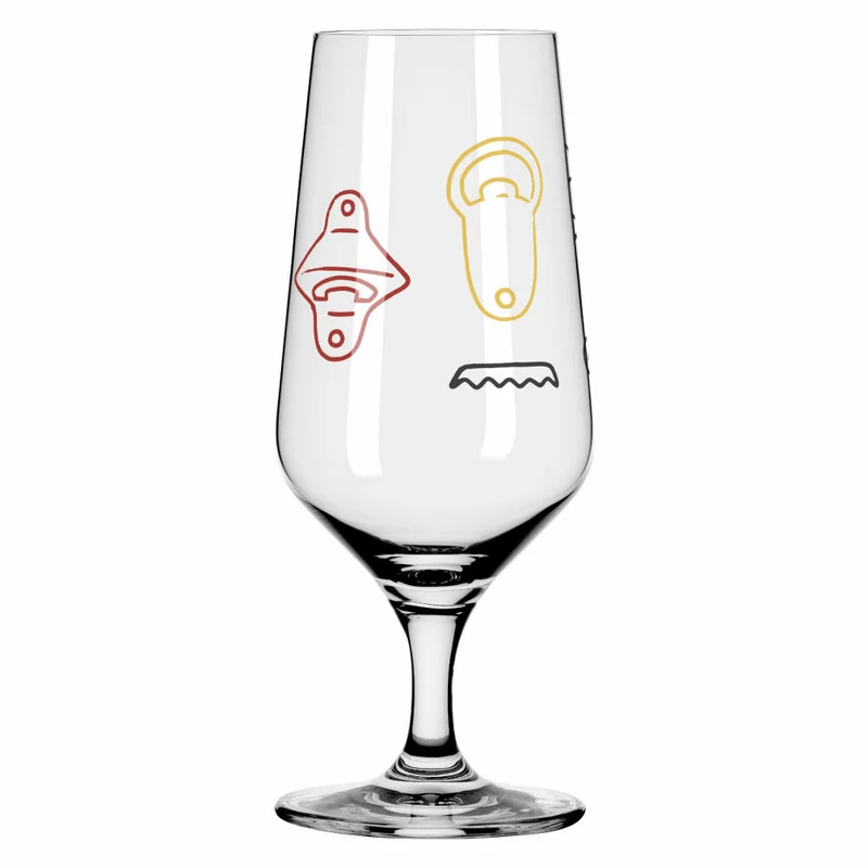Ritzenhoff Brauchzeit Pils 013 014 F24, 2er Set, Ritzenhoff Design Team, Pilsglas, Kristallglas, 374 ml, 3471007