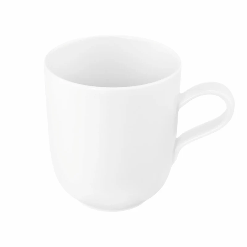 Seltmann Weiden Liberty Becher, Kaffeebecher, Teetasse, Tasse, Porzellan, Weiß, 400 ml, 001.764205