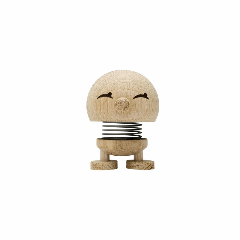 Hoptimist Dekofigur Bimble S Raw Oak, Wackelfigur, Eichenholz, Hellbraun, 6.8 cm, 27549