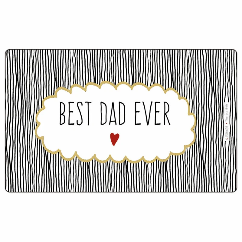 PPD Tray Best Dad, Frühstücksbrettchen, Brettchen, Frühstück, Resopal, 14.3 x 23.3 cm, 661278